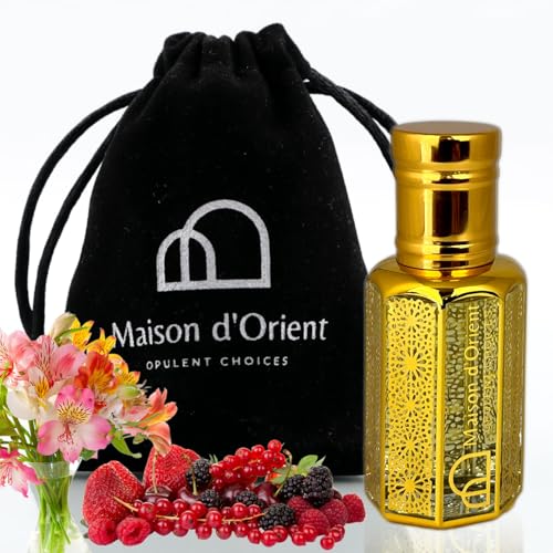 Pure Radiance Perfume Oil 12 mL – Fruity Floral with Black - Product Imagery