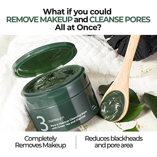 numbuzin No.3 Pore & Makeup Cleansing Balm with Green Tea and - Product Imagery