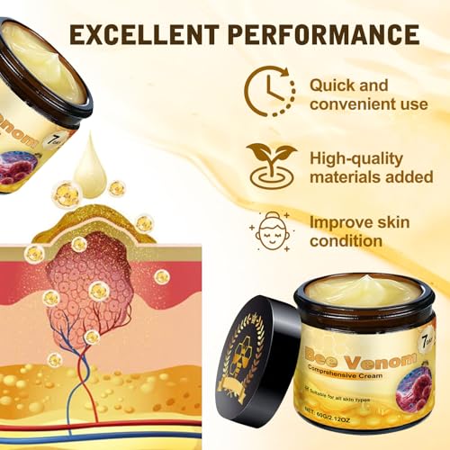 2PCS Bee Venom Comprehensive Cream, Bee Venom Skin Treatment - Product Imagery