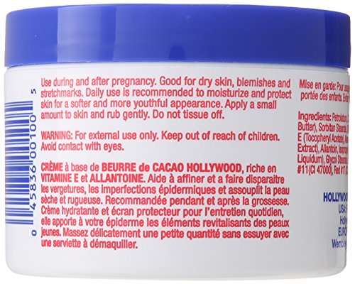 Hollywood Beauty Cream, Cocoa Butter, 7.5 Ounce - Product Imagery