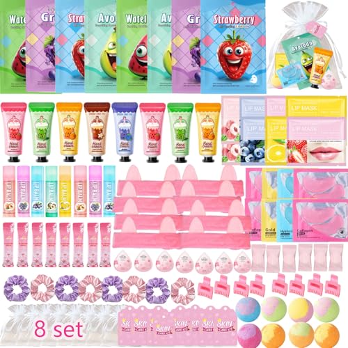 112PCS Spa Party Supplies for Girls Spa Party FavorsInclude - Aavlarla Official Imagery - 1
