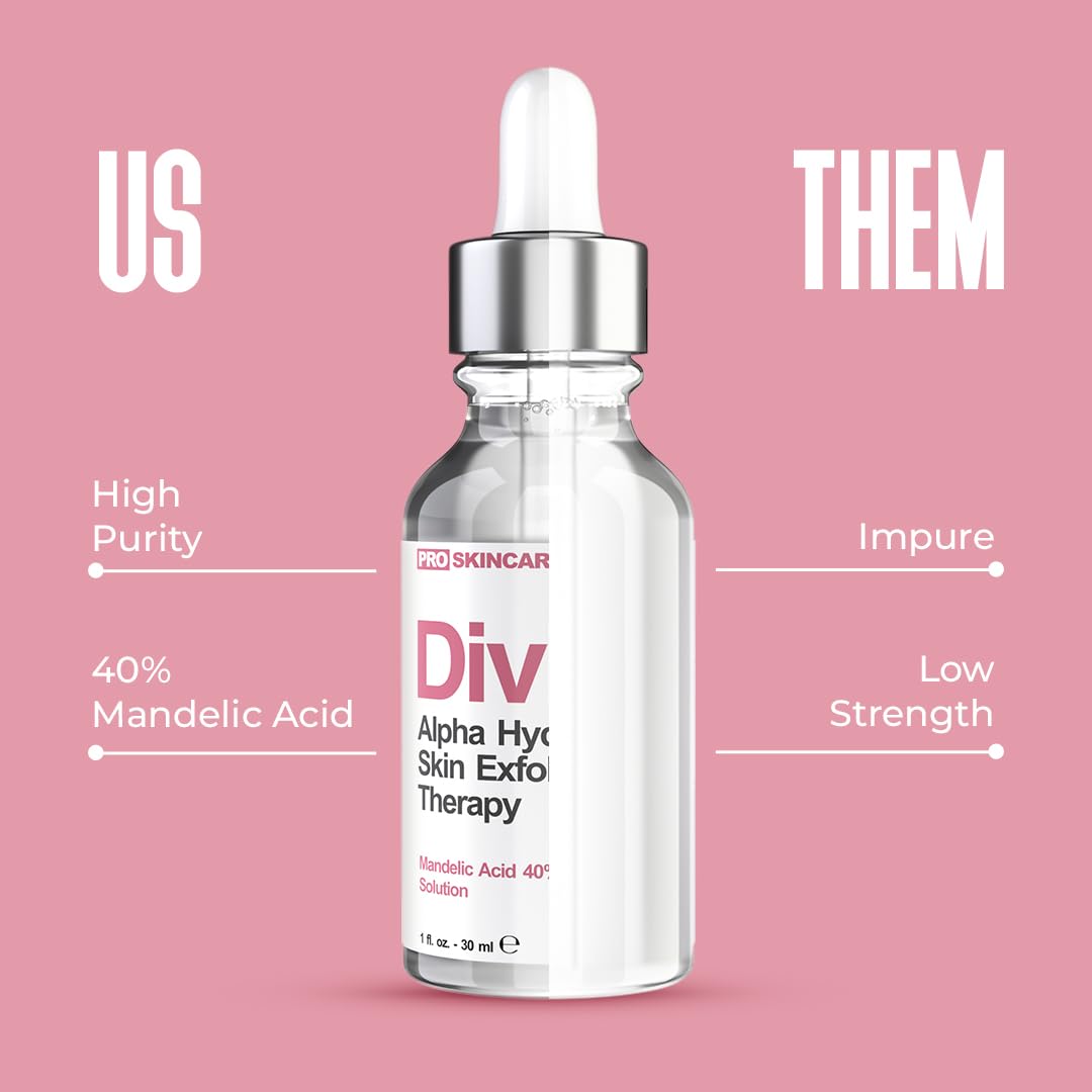 Mandelic Acid Clearing Serum for Acne Scars, Folliculitis, Aging - Divine Derriere