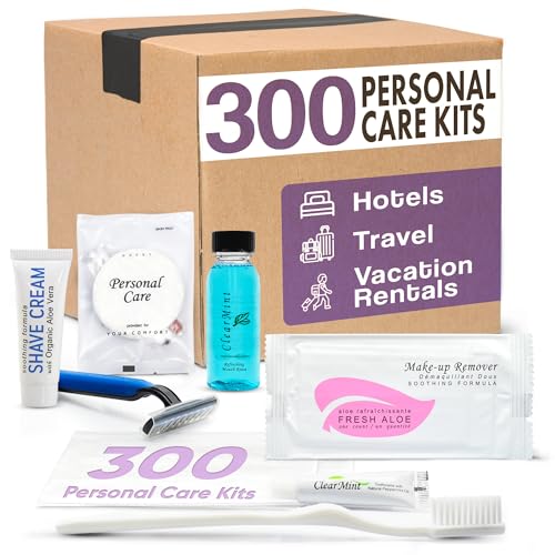 1 Shoppe Personal Care Travel Toiletries Kit 300 Piece - 1-Shoppe All-in-Kit Official Imagery - 1