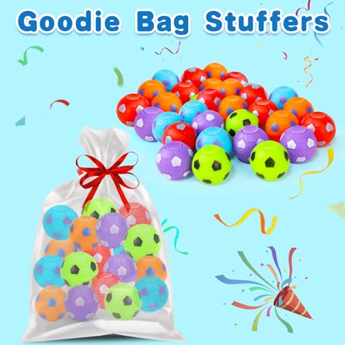 32PCS Fidget Spinner Soccer Balls Party Favors for Kids 4-8 8-12 - Product Imagery