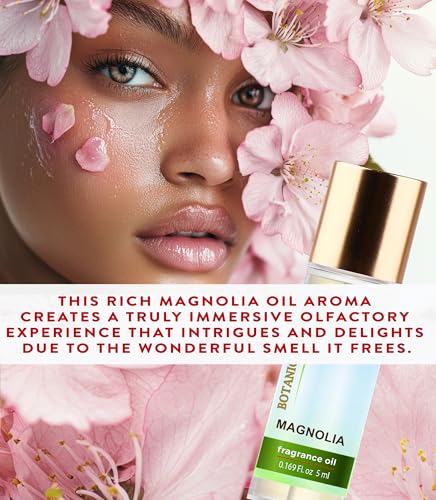Botanical Beauty MAGNOLIA FRAGRANCE OIL ROLL-ON 0.169 Fl Oz 5 ml - Product Imagery