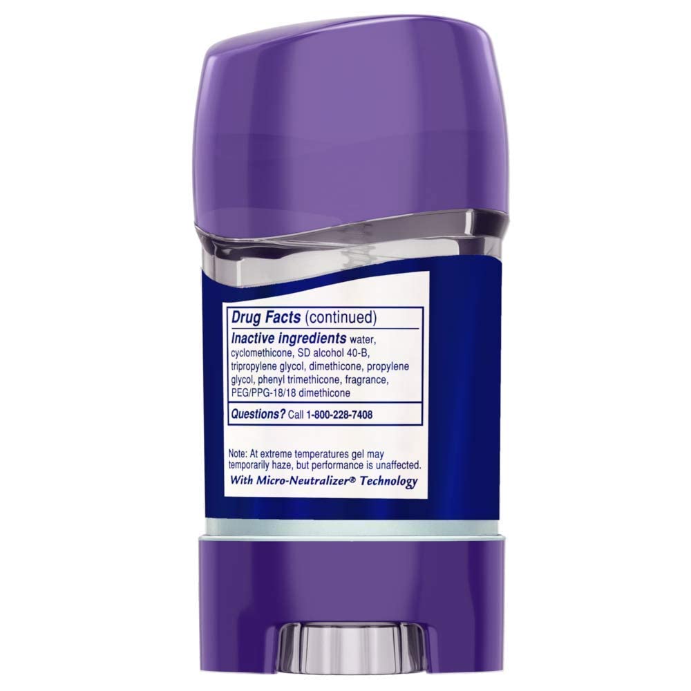 Lady Speed Stick 48HR Antiperspirant Deodorant Gel Fresh Fusion 2.30 oz (Pack of 6)