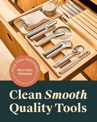 Caraway 5-Piece Stainless Steel Kitchen Gadget Set - Product Imagery