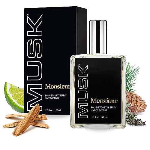 Dana Monsieur Musk EDT Spray Mens Fragrances 4 Oz - Product Imagery