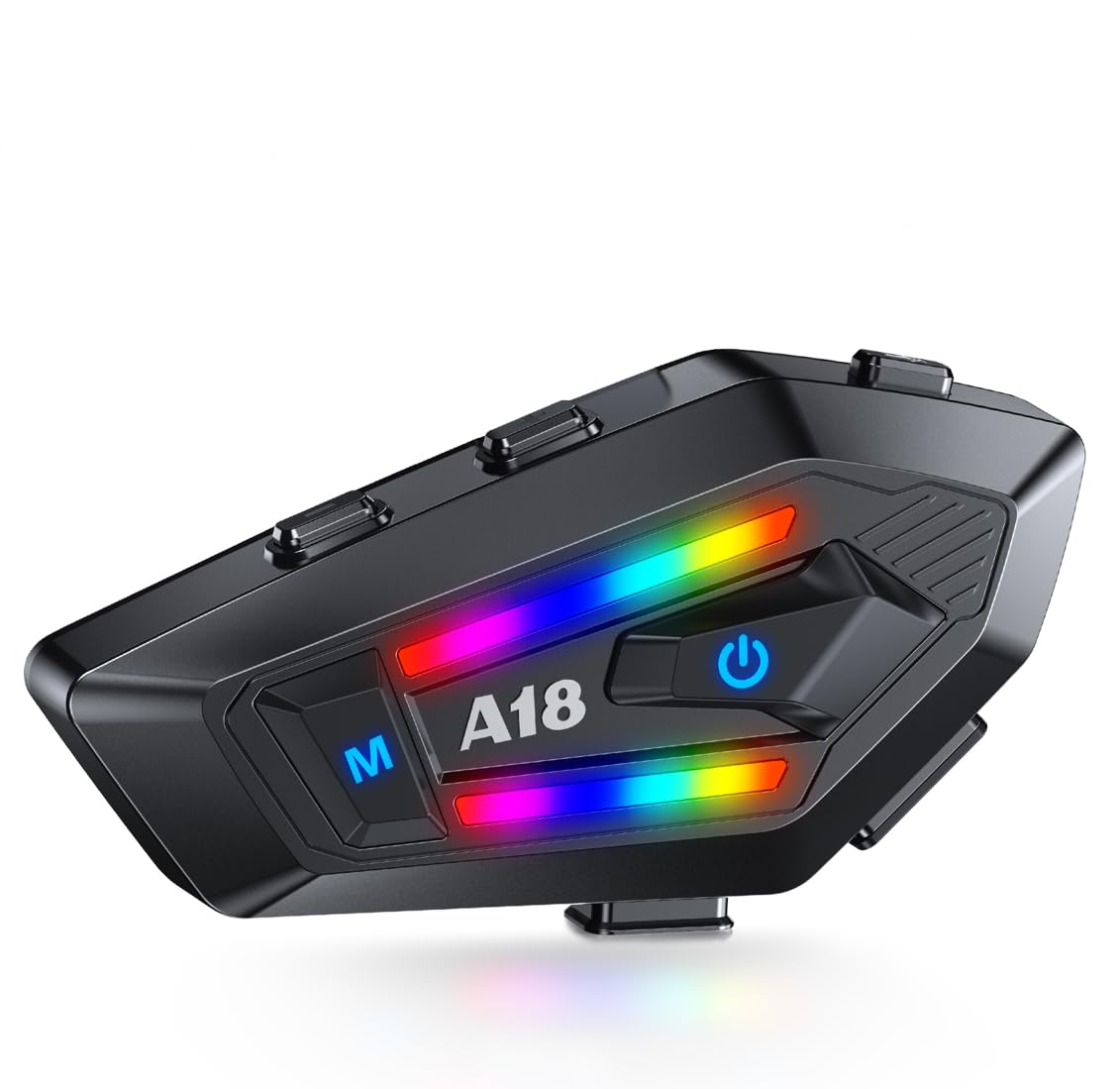 AURISOM Motorcycle Helmet Bluetooth Headset Noice Cancellation, W by AURISOM - Angle View 9