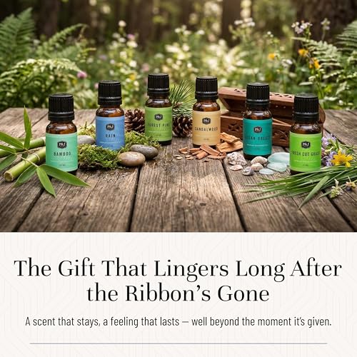 P&J Fragrance Oil Nature Set | Forest Pine, Ocean Breeze, Rain, - Product Imagery