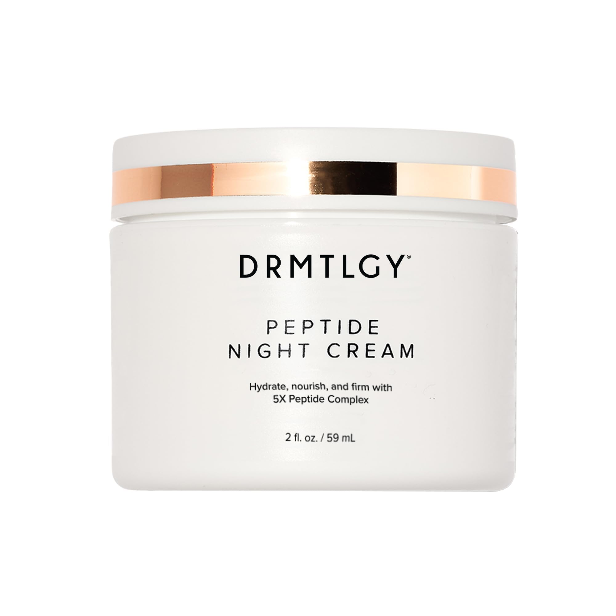 DRMTLGY Peptide Night Cream | Hydrating Firming Moisturizer - Product Imagery