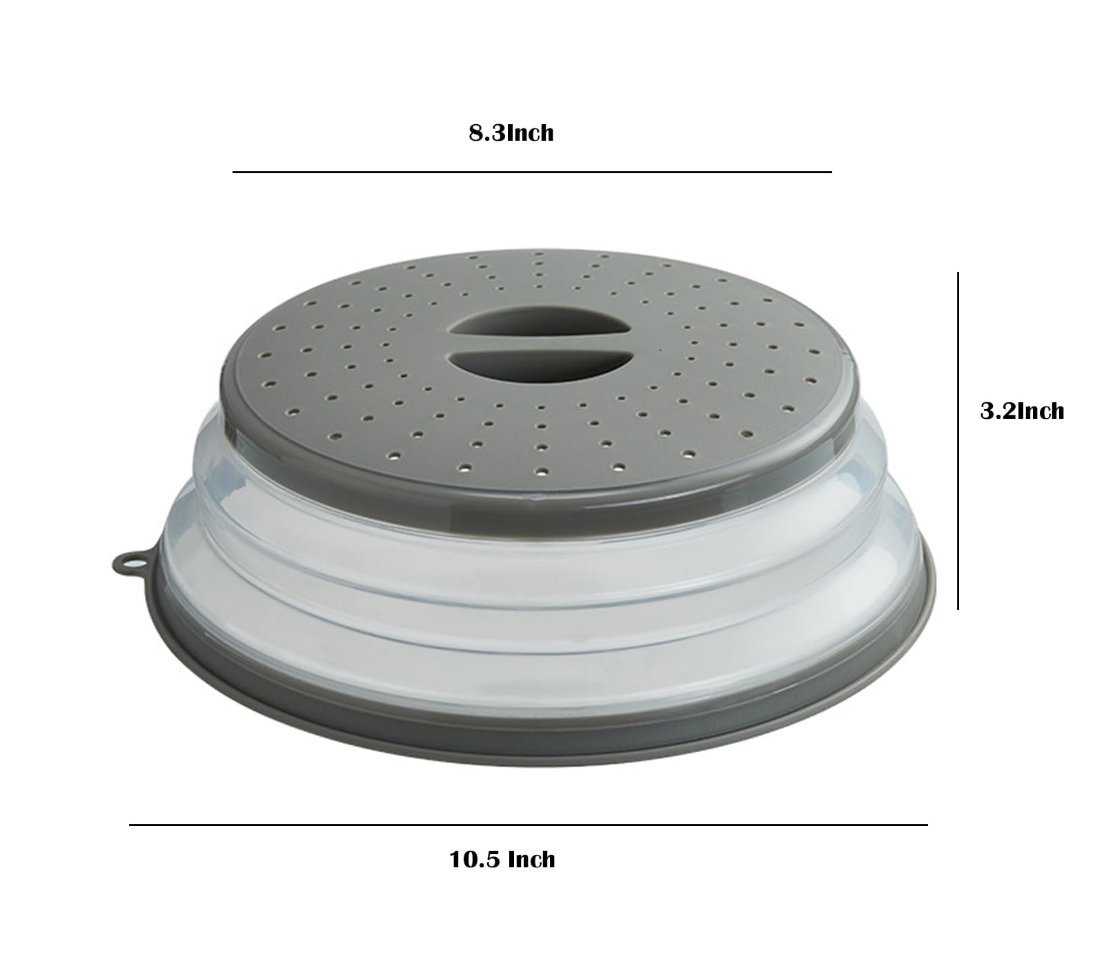 XGHJ Microwave Splatter Cover Vented for Food, Splatter Guard & C by XGHJ - Angle View 3