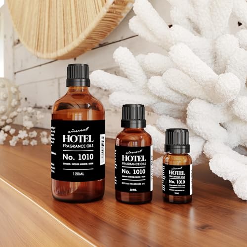 AirScent Hotel Diffuser Oil No. 1010 - Ginger Jasmine Tonka Bean - Product Imagery