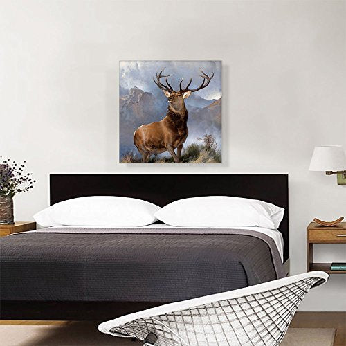 ARTCANVAS The Monarch of the Glen 1851 Canvas Art Print - Product Imagery