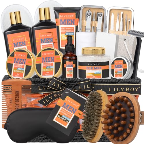 26Pcs Fathers Day Spa Gifts Birthday Gift for Dad Spa Gift - LILY ROY Official Imagery - 1