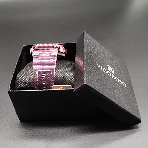 VIGOROSO Digital Watches for Women Waterproof Men's Wrist - Product Imagery