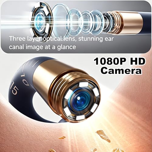 Ear Wax Removal Camera with Light, 1080P HD Visual Ear Cleaner, - Product Imagery