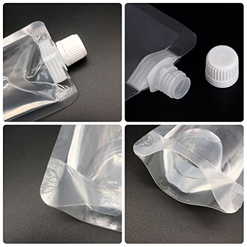 Keon Plastic Pouches - Leak-Proof, Reusable, Flexible Juice - Product Imagery