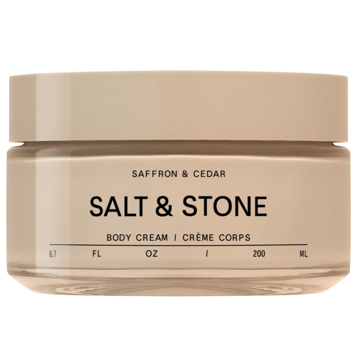 Salt Stone Body Cream for Dry Skin Women Men Saffron Cedar 6 - Salt & Stone Official Imagery - 2