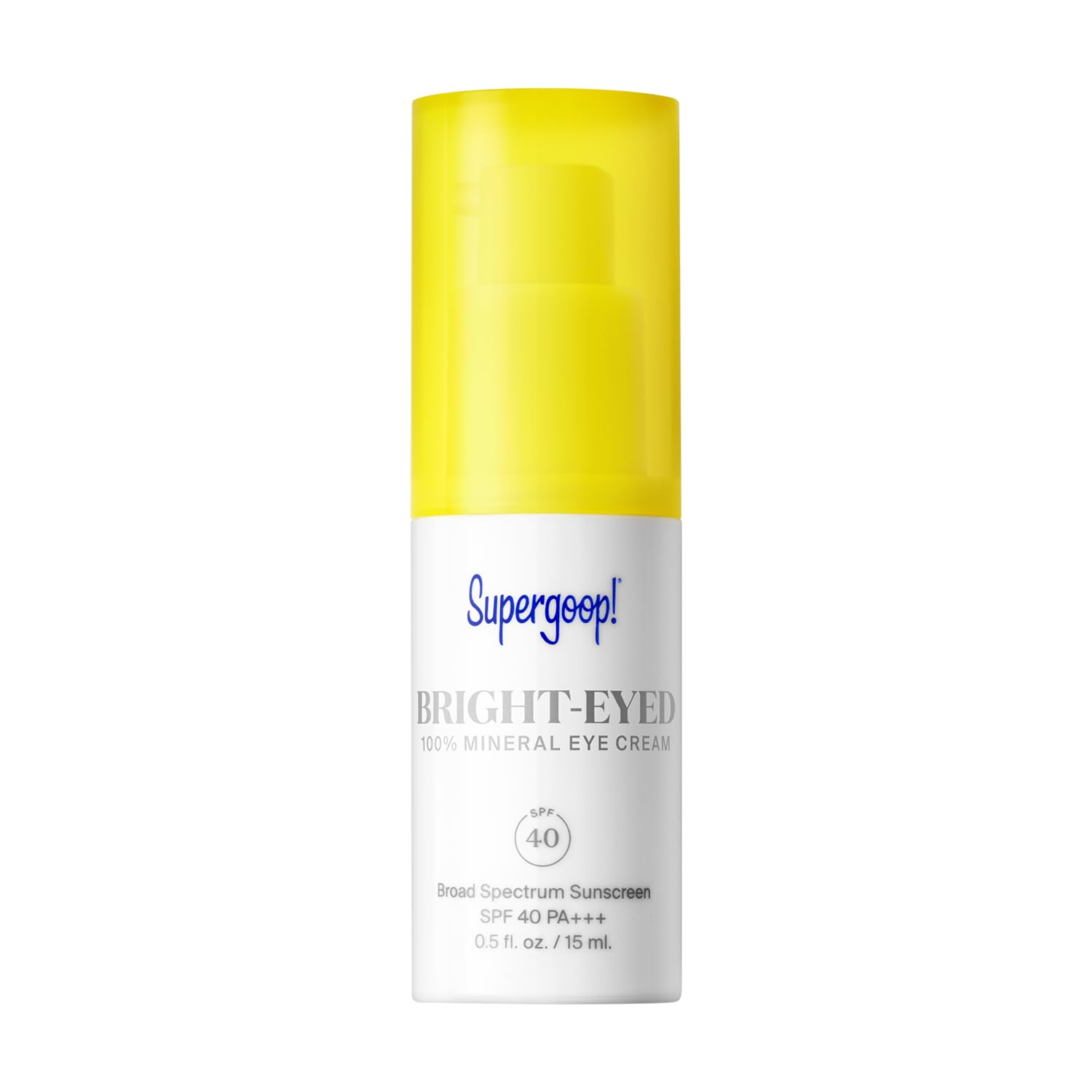 Supergoop Women s Bright Eyed 100 Mineral Eye Cream SPF 40 - Premium Selection Official Imagery - 1
