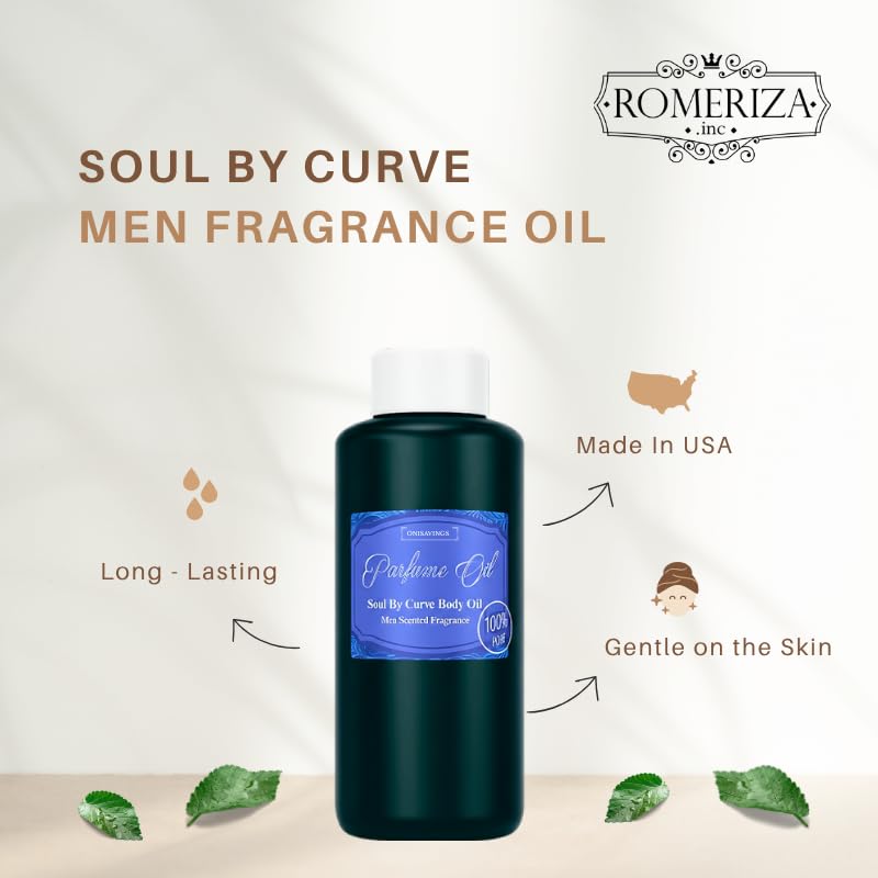 4 Fl Oz Soul By Curve Perfume Body Oil For MEN - Product Imagery