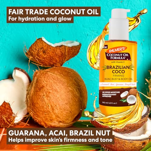 Palmer's Brazilian Coco Hot Mama Firming Kit (Cream 8.8 Oz + Oil - Product Imagery