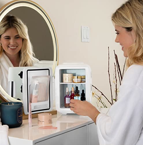 Cooluli Skincare Mini Fridge for Bedroom - Car, Office Desk & - Product Imagery