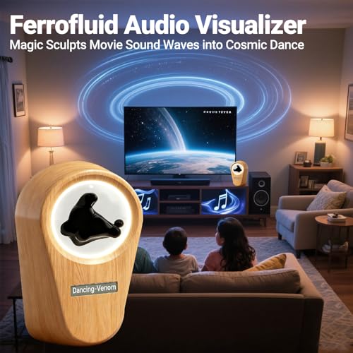 Ferrofluid Sound Visualizer, Dancing Ferrofluid Speaker Music - Product Imagery