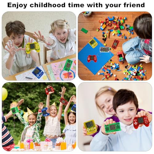 12Pcs Video Game Party Favors, Mini Game Keychain Arcade Party - Product Imagery