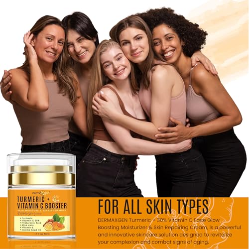 Turmeric Face Cream with 30% Vitamin C – Glow Booster, - Product Imagery