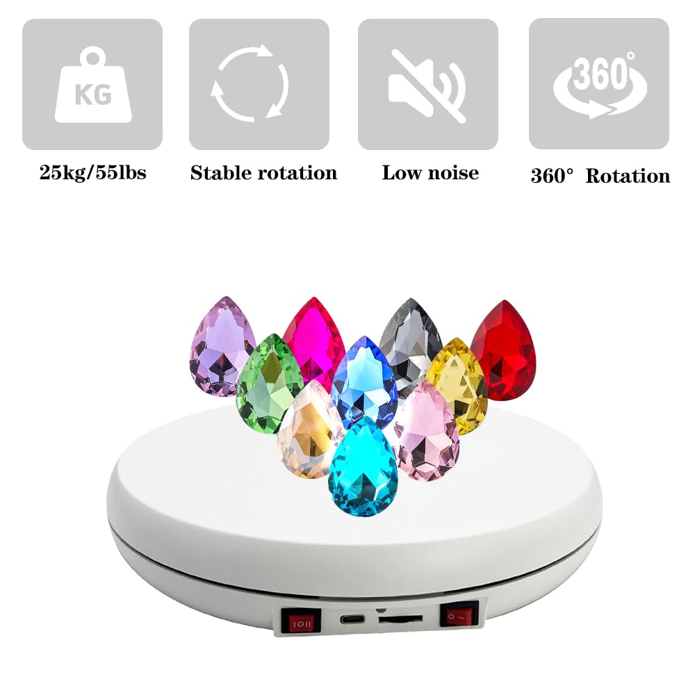 JAYEGT Multicolor LED Light Motorized Rotating Display Stand - JAYEGT Official Imagery - 7