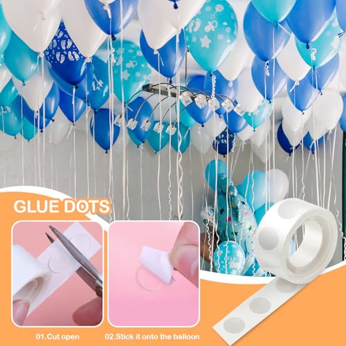 gegemaoyi 1000Pcs Clear Glue Dots Double Sided Adhesive Points - Product Imagery