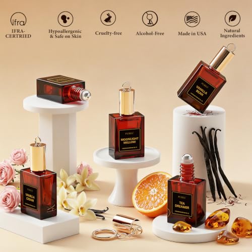 PUREU Pheromone Perfume Oil for Women, Long Lasting Travel - Product Imagery