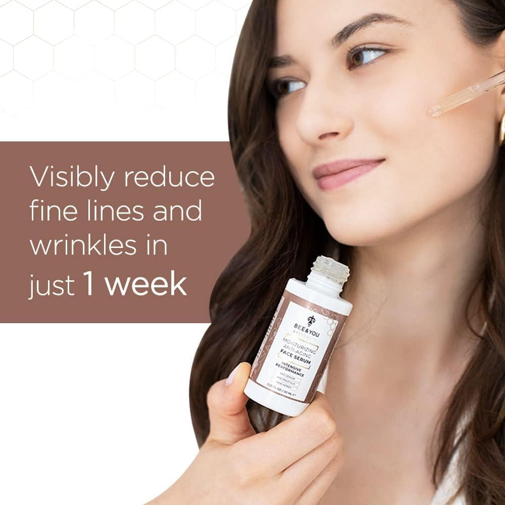 BEE and YOU Moisturizing Anti Aging Face Serum, Radiance &amp; - BEE &amp; YOU
