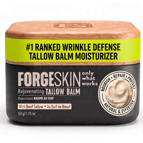 Forge Skin Beef Tallow Balm Skin Moisturizer for Men, Anti Aging - Product Imagery
