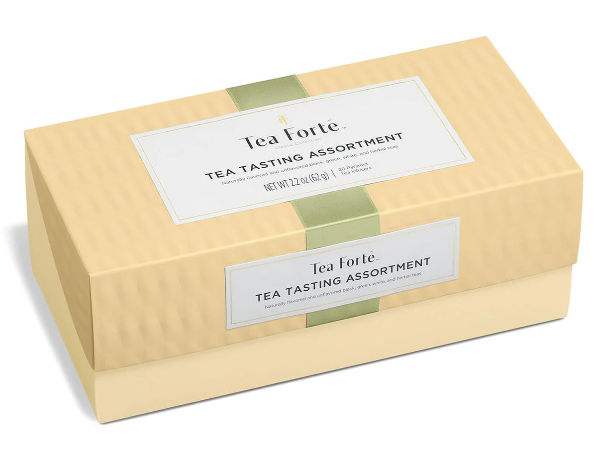 Tea Forte Tea Sampler 20 Pyramid Infuser Bags Premium Tea - Tea Forte Official Imagery - 4