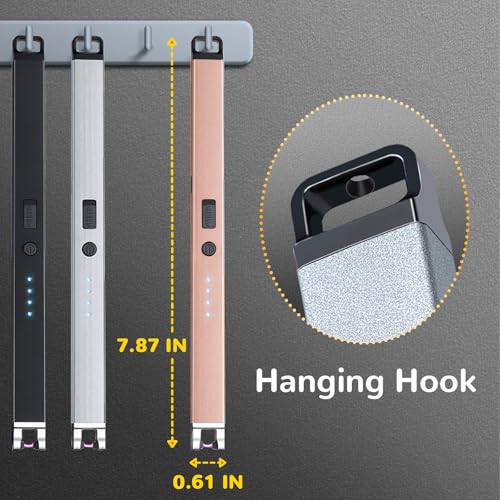 3 Pack Electric Candle Lighter USB Rechargeable Lighters - Product Imagery