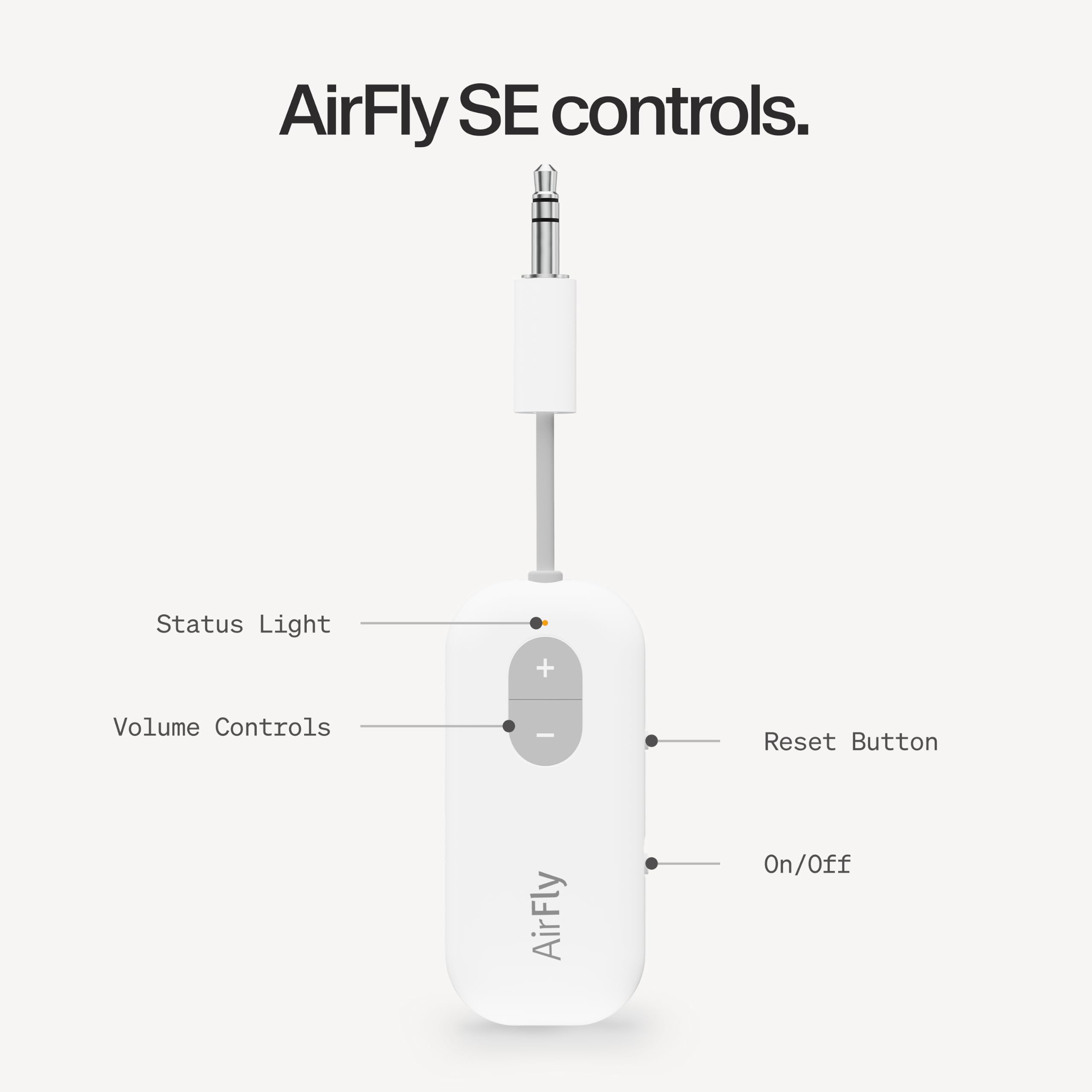 Twelve South AirFly SE, Bluetooth Wireless Audio Transmitter Adapter, - View 8