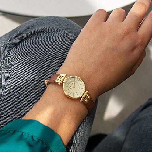 Anne Klein Women's Leather Strap Watch - Product Imagery