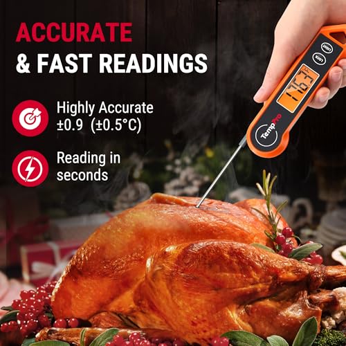 TempPro TempSwift 1 Sec Instant Read Meat Thermometer Digital - Product Imagery