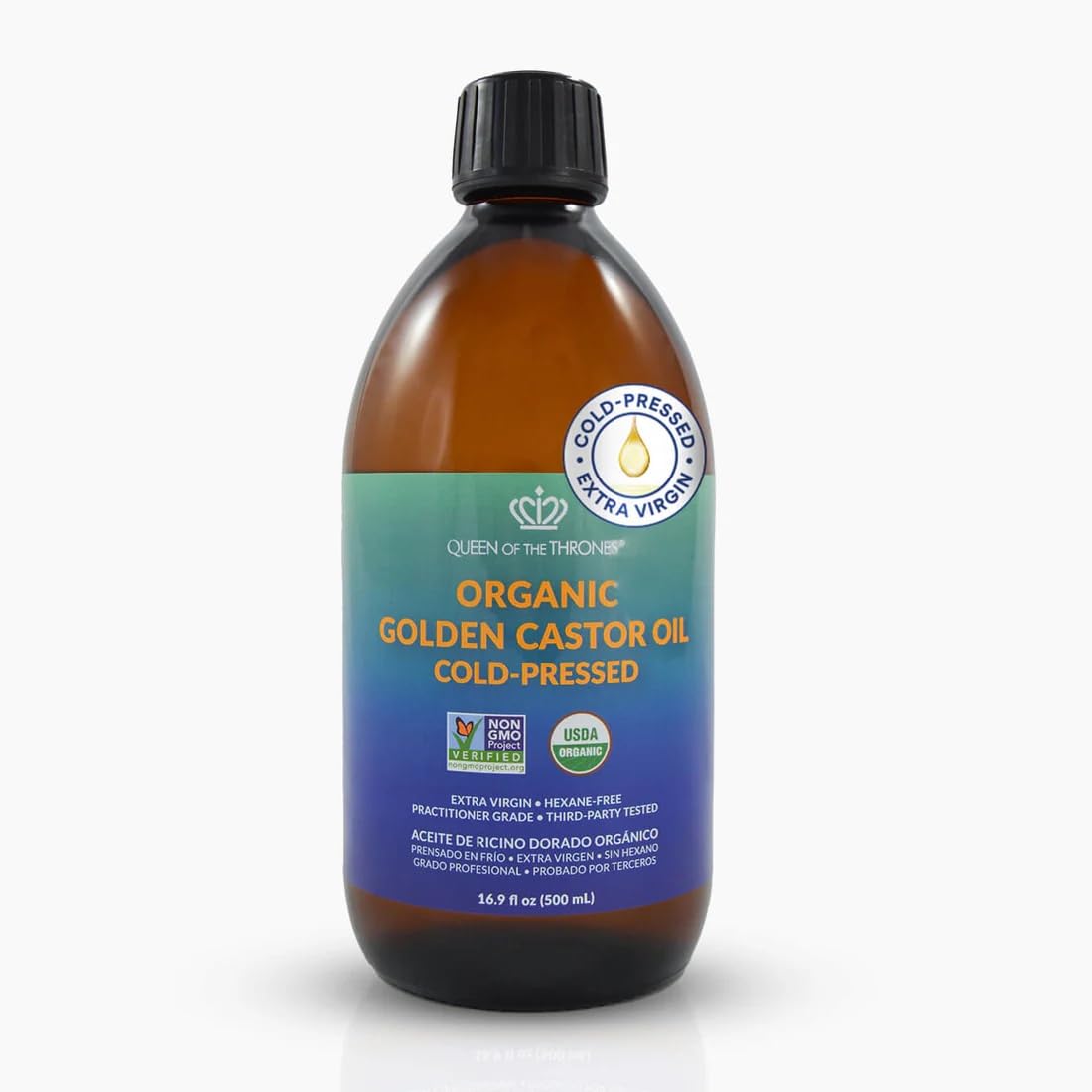 QUEEN OF THE THRONES Organic Golden Castor Oil 16 9 oz 500 - QUEEN OF THE THRONES Official Imagery - 2