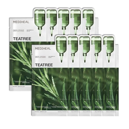 MEDIHEAL Tea Tree Essential Face Sheet Mask Calming Moisture - MEDIHEAL Official Imagery - 1