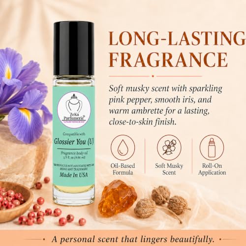Glosser You (U) Fragrance Body Oil | Pink Pepper, Iris, Ambrette - Product Imagery