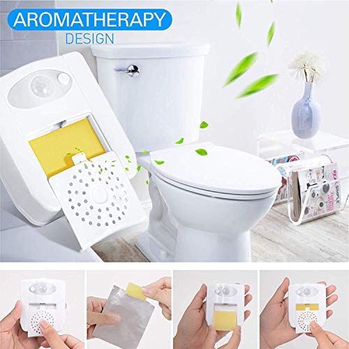 ZEZHOU Toilet Light 2 Pack - 16 Color LED Toilet Bowl Light - Product Imagery