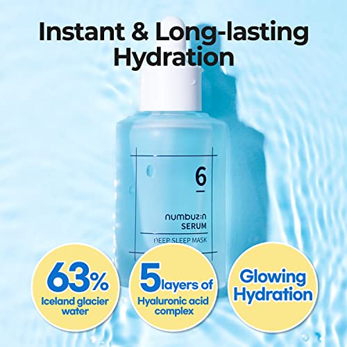 numbuzin No.6 Hyaluronic Acid Serum | Deep Sleep Mask Serum, - Product Imagery