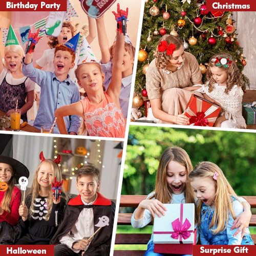 Xohny Spider Web Shooters with Glove for Kids Cosplay Party Favor - Product Imagery