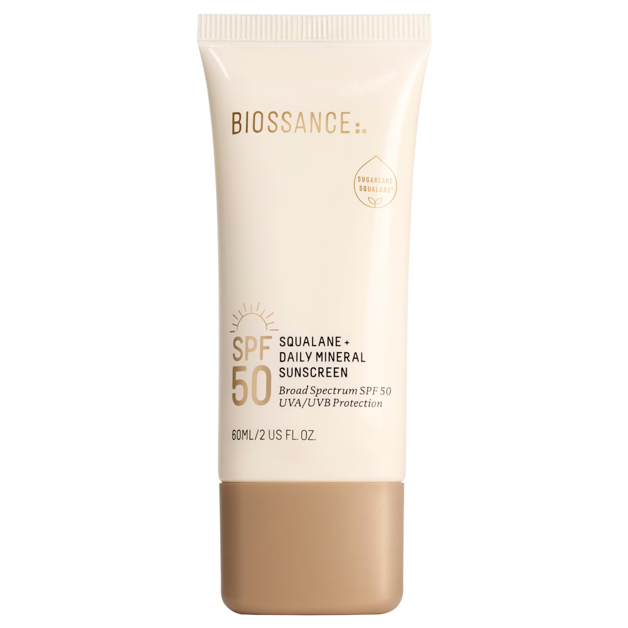 BIOSSANCE Squalane Daily Mineral SPF 50 Sunscreen Lotion - BIOSSANCE Official Imagery - 1