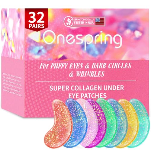 Onespring Under Eye Patches (32 Pairs) - Collagen-Infused, - Product Imagery