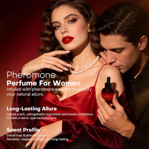 KIMUSE Pheromones Perfumes for Women, Rose & Jasmine Scent, 10 - Product Imagery