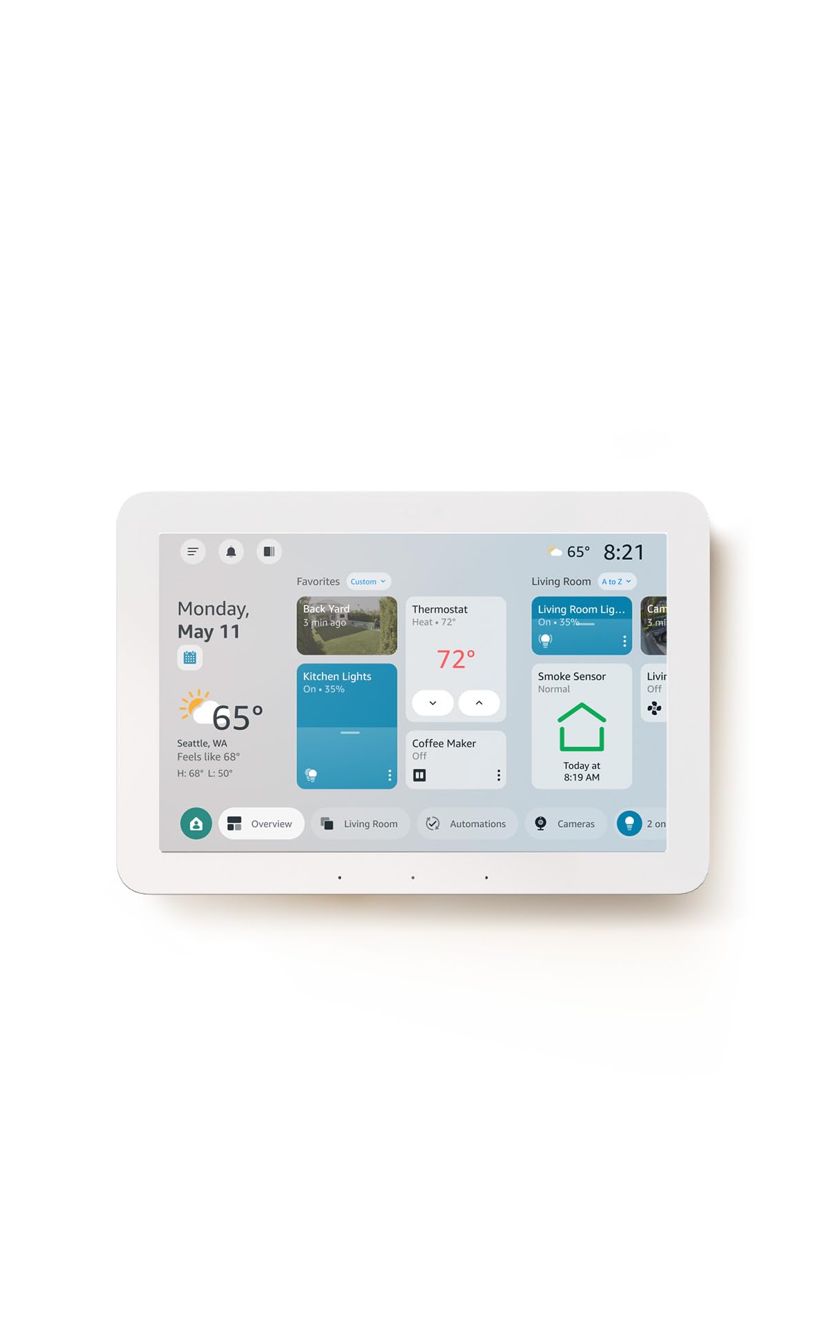 Amazon Echo Hub  , 8", Redesigned with customizable control and A - Amazon Official Product View 2